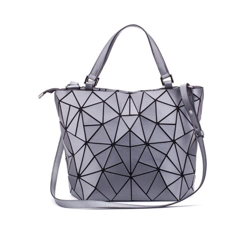 Rammi - Structured tote bag with geometric pattern-Elly Rose