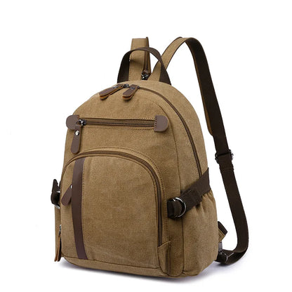 Carter | Canvas Large Unisex Travel Backpack-Elly Rose