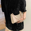 Tilly | Shiny shoulder bag with alligator motif-Elly Rose