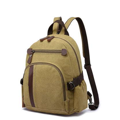 Carter | Canvas Large Unisex Travel Backpack-Elly Rose
