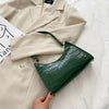 Tilly | Shiny shoulder bag with alligator motif-Elly Rose