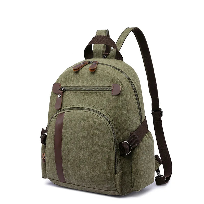 Carter | Canvas Large Unisex Travel Backpack-Elly Rose