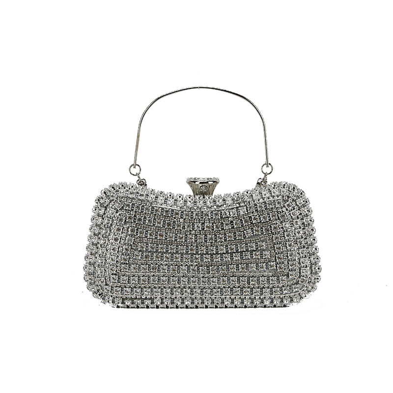 Crystal clutch bag | Evening clutch bag-Elly Rose