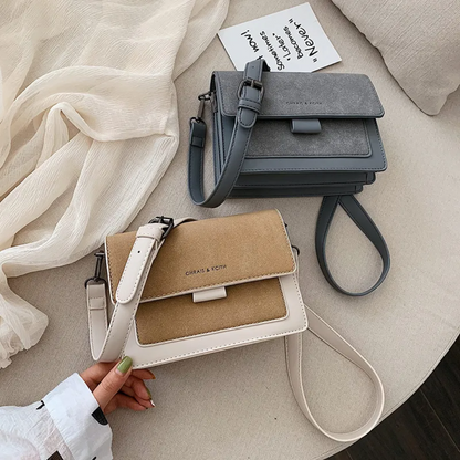 Kristel shoulder bag with practical flap opening-Elly Rose