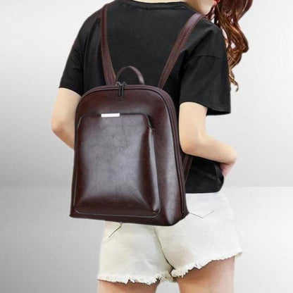 Classic Double-Zip Backpack - Sleek Design-Elly Rose