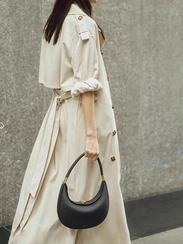 Luna Stylish Leather Handbag | Shoulder Bag | Round Bag Ladies | Crossbody Bag-Elly Rose