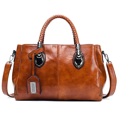 Fashionable leather bag - Amory-Elly Rose