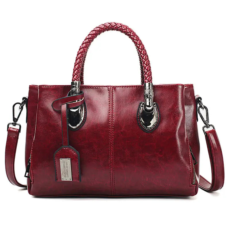 Fashionable leather bag - Amory-Elly Rose