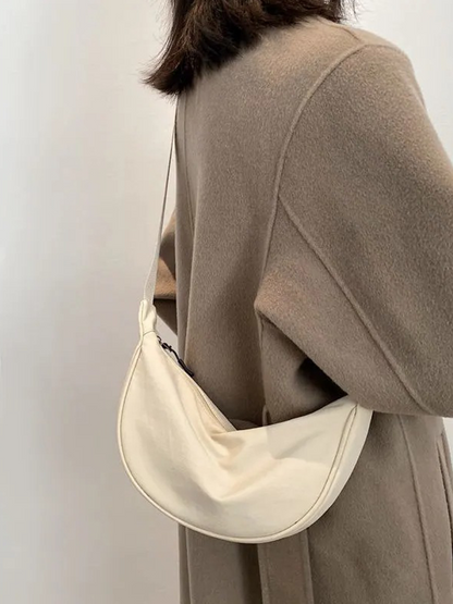 Lydia Ladies PU Leather Shoulder Bag | Crossbody Bag Beige-Elly Rose