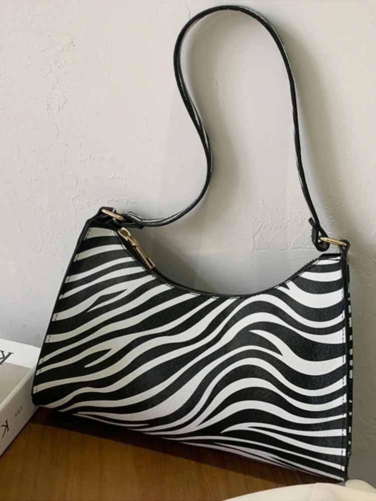 Maaike Zebra Print Handbag | Shoulder Bag | Design Bag-Elly Rose