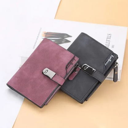 Compact wallet with magnetic loop | Practical and trendy-Elly Rose