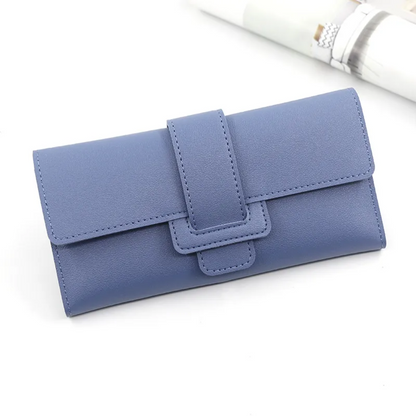 Minimalist long leather wallet | Simple & Trendy-Elly Rose