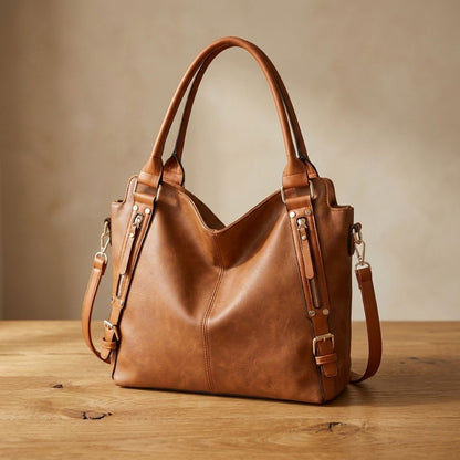 Emily | Spacious Leather Tote Bag
