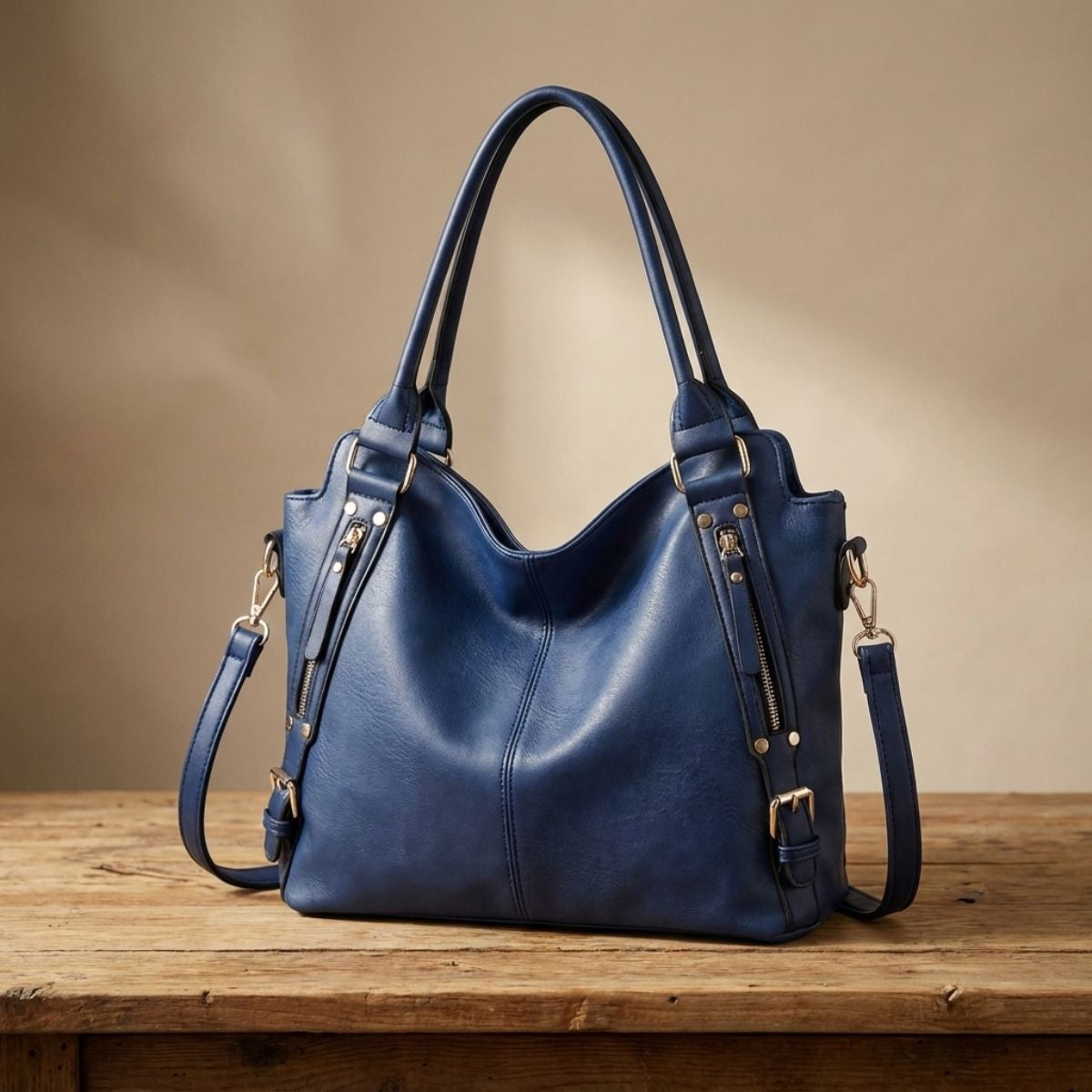 Emily | Spacious Leather Tote Bag