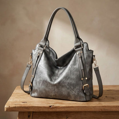 Emily | Spacious Leather Tote Bag