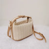 Trendy woven straw backpack-Elly Rose