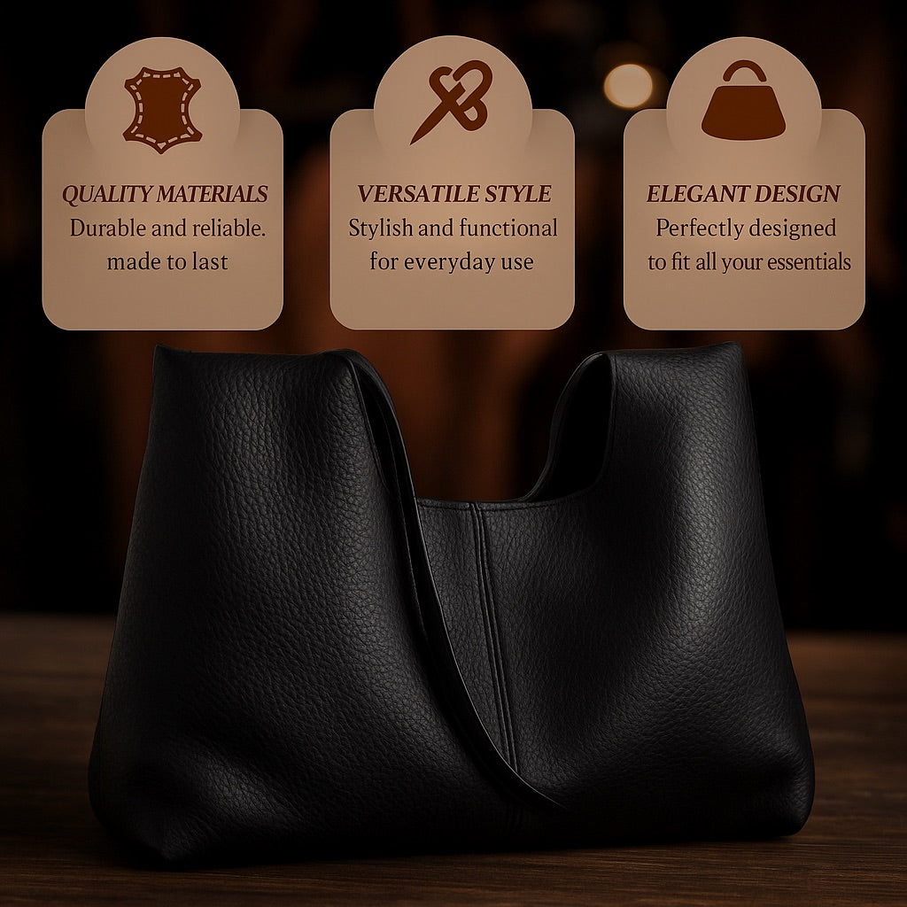 Ninon | Elegant Handbag With Magnetic Closure