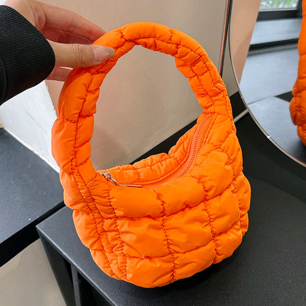 Posei - Candy pleated handbag-Elly Rose