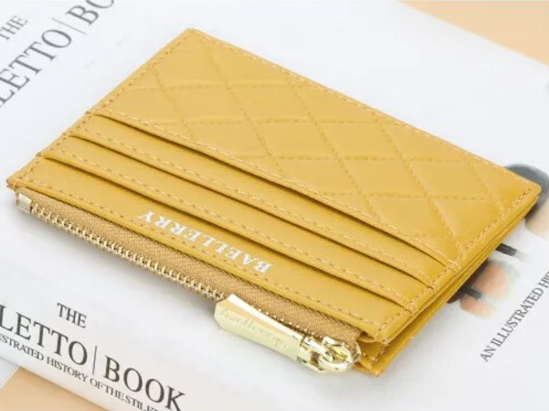 Quilted cardholder | Compact and trendy-Elly Rose