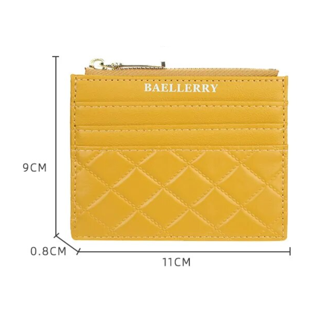 Quilted cardholder | Compact and trendy-Elly Rose