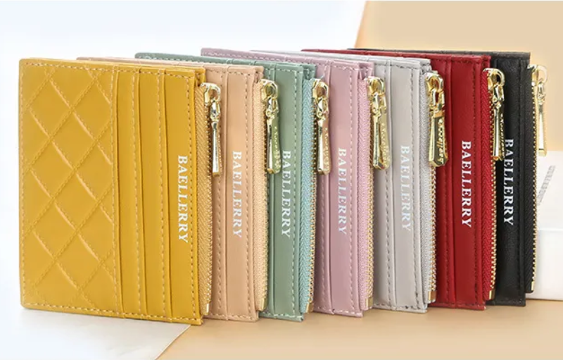 Quilted cardholder | Compact and trendy-Elly Rose