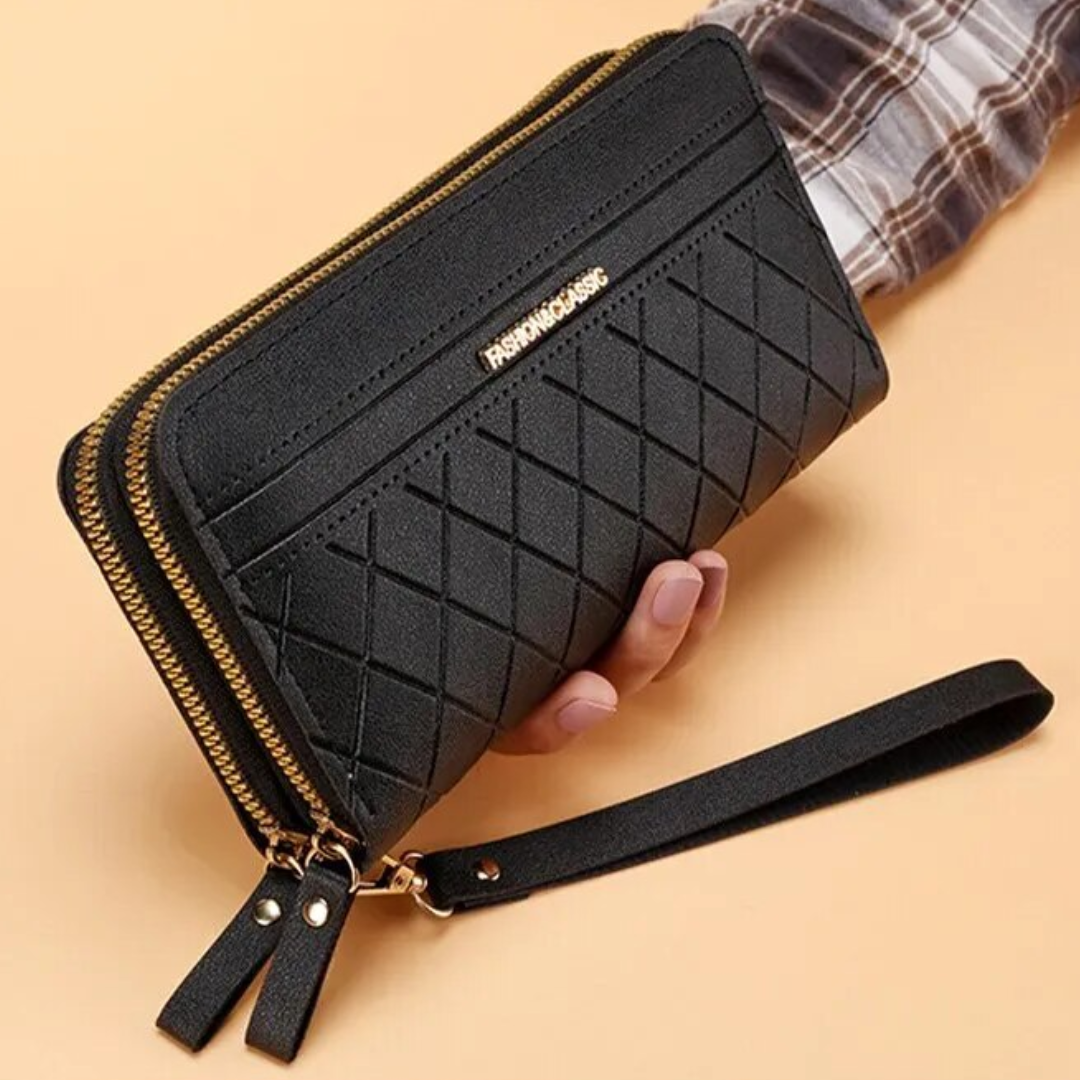 Quilted wallet | Elegant and practical-Elly Rose