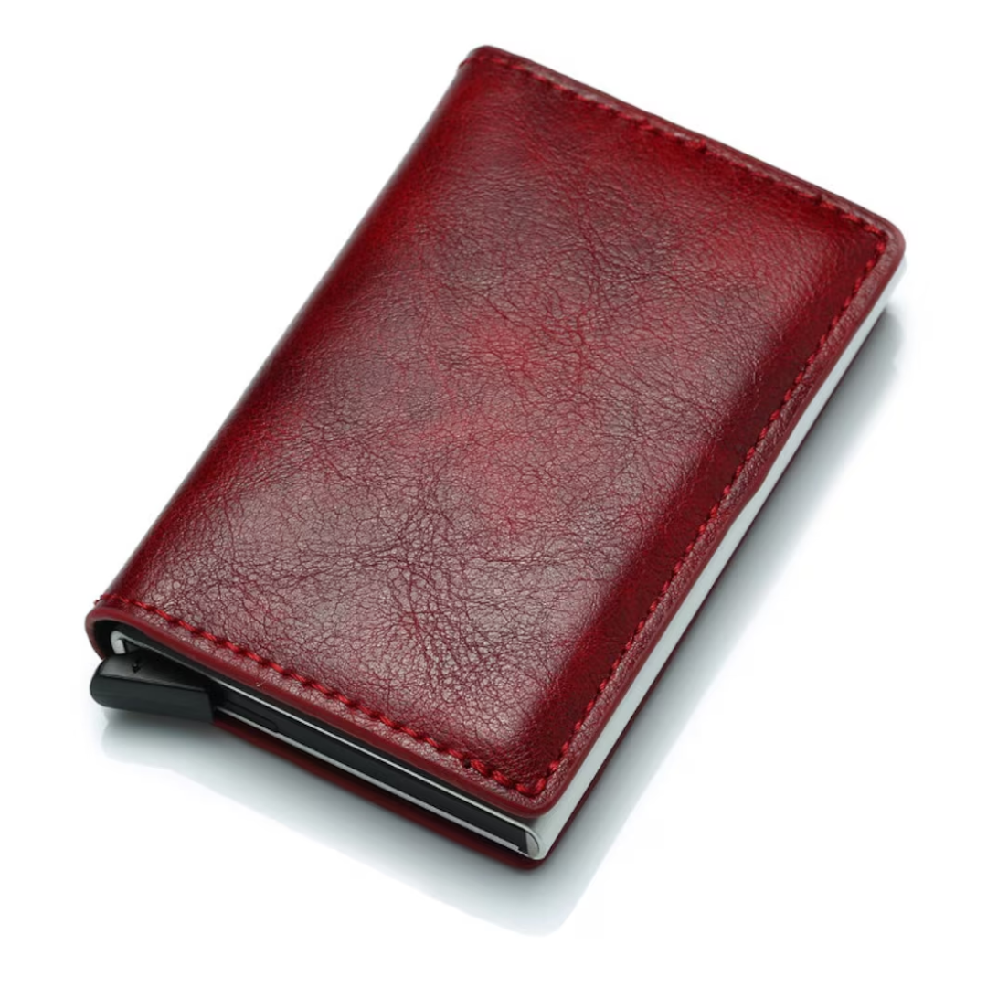 Card holder with aluminium money clip | Compact and practical-Elly Rose