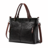 Lina - Vintage-style leather shoulder bag-Elly Rose
