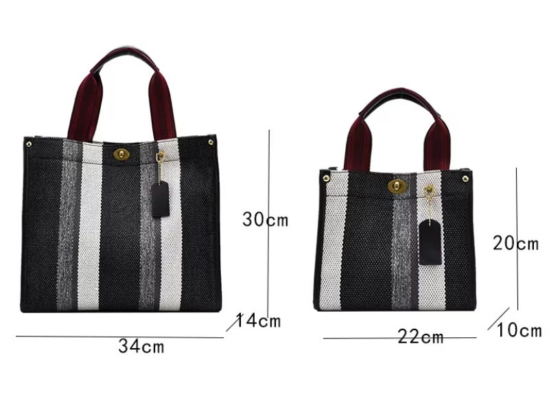 Rachelle canvas carrier bags - Versatile and trendy-Elly Rose