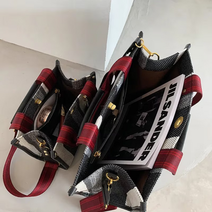 Rachelle canvas carrier bags - Versatile and trendy-Elly Rose