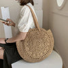 Zoë | Elegant and multifunctional handmade straw bag-Elly Rose