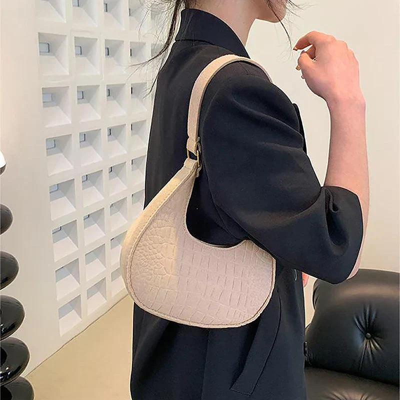 DivaDesigns Crescent Handbag-Elly Rose