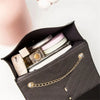 ChicGlam Mini bag with fringe and flap-Elly Rose