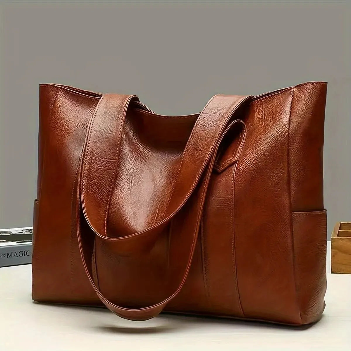 RetroVibe Vintage tote bag-Elly Rose