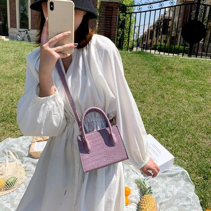 Crocodile handbag-Elly Rose