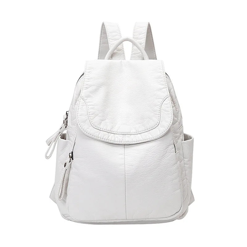 Lily | Washed leather backpack-Elly Rose