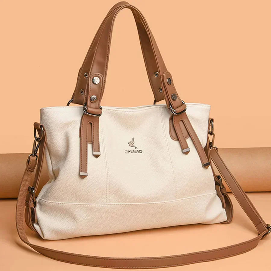 ChicElegance luxury leather shoulder bag-Elly Rose