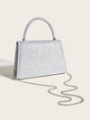 Sophie Glow satin evening clutch bag-Elly Rose