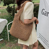 Ariella - Round Summer Straw Bag-Elly Rose