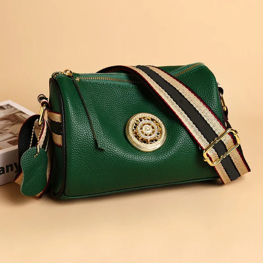 Aurelia Luxe Rotating leather handbag-Elly Rose