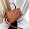 Glamoura Plaid Crossbody Shoulder Bag-Elly Rose