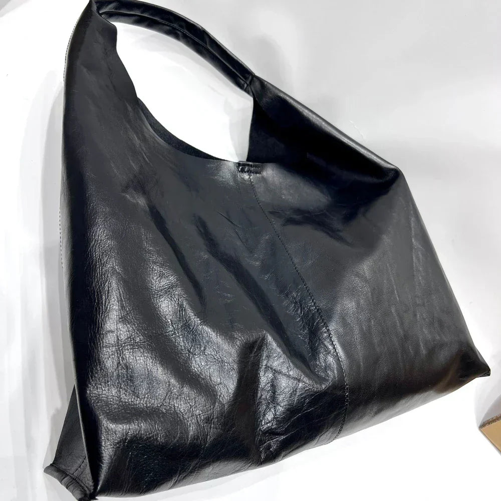 Luxury leather shoulder bag-Elly Rose