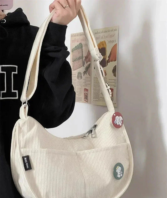 Corduroy shoulder bag - Kaylani-Elly Rose