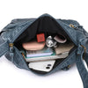 Lykke | Vintage leather shoulder bag with multiple compartments-Elly Rose