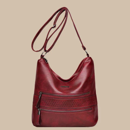 Veda - High-quality shoulder bags in vegan leather-Elly Rose