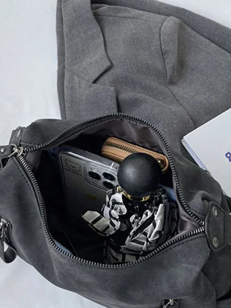 Sarah | Large Leather Shoulder Bag | Retro Handbag-Elly Rose