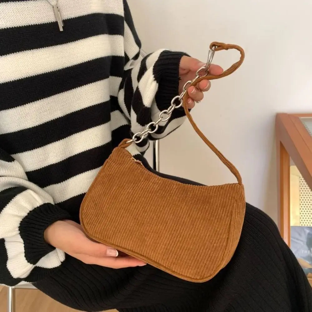 UrbanChic corduroy clutch bag-Elly Rose