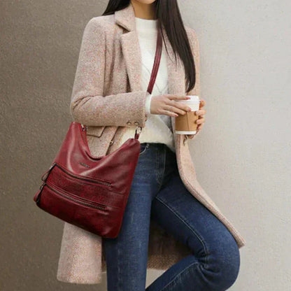 Veda - High-quality shoulder bags in vegan leather-Elly Rose