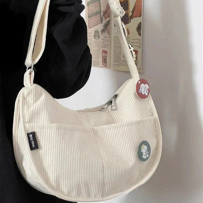 Corduroy shoulder bag - Kaylani-Elly Rose