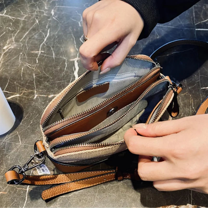 Luxury leather bag for women-Elly Rose